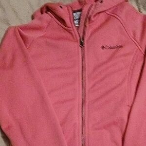 Women's Columbia zip up hooded sweatshirt size M